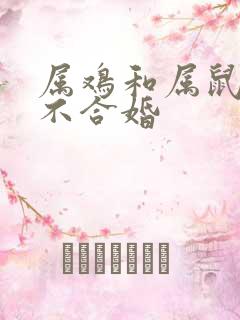 属鸡和属鼠的合不合婚