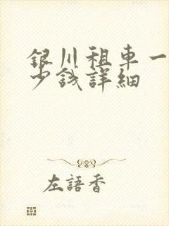 银川租车一天多少钱详细