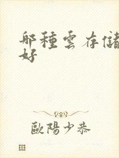 哪种云存储比较好
