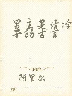 男主是清冷贵公子的古言