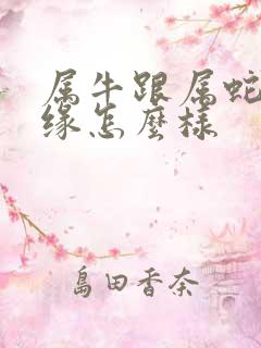 属牛跟属蛇的姻缘怎么样