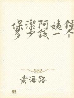 保洁阿姨钟点工多少钱一个小时