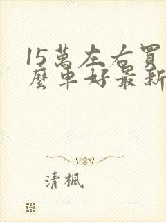 15万左右买什么车好最新推荐新能源