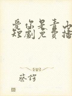 爱你是青山不语短剧免费播放