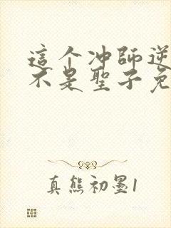 这个冲师逆徒才不是圣子免费阅读