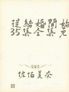 从结婚开始恋爱35集全集免费