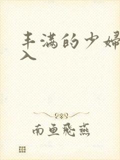 丰满的少妇被满入