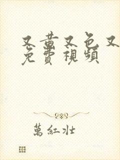 又黄又色又爽的免费视频