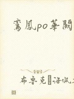 鸾凤po华阙阙