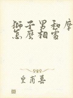 狮子男和摩羯女怎么相处