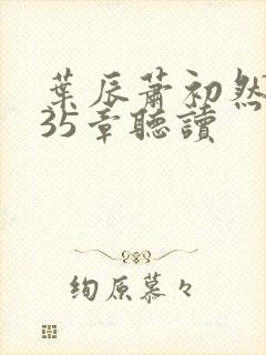 叶辰萧初然9935章听读