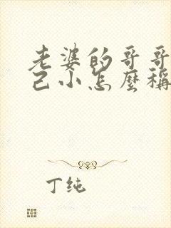 老婆的哥哥比自己小怎么称呼