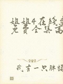 姐姐4在线观看免费全集高清完整版动漫