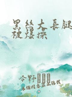 黑丝大长腿美女被爆操