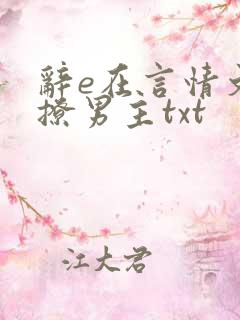 辞e在言情文里撩男主txt