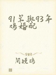 91羊与93年鸡婚配