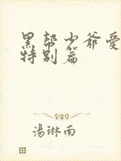 黑帮少爷爱上我特别篇