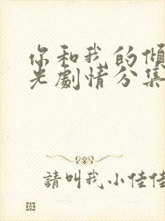 你和我的倾城时光剧情分集