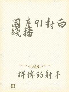 国产91对白在线播