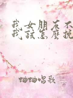 我女朋友不理我我该怎么挽回