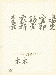 李霖的官场小说最新章节更新