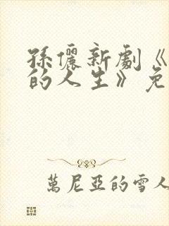 孙俪新剧《蛮好的人生》免费观看