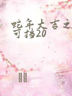 蛇年大吉之婚不可挡20