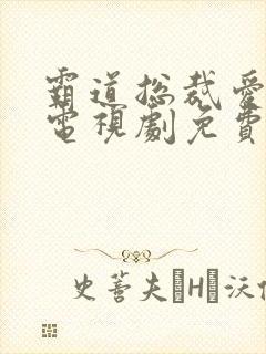 霸道总裁爱上我电视剧免费观看