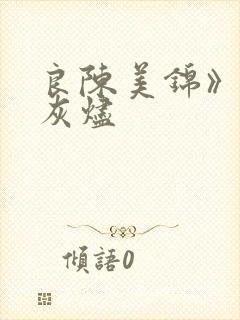 良陈美锦》沉香灰烬