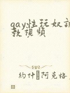 gay性玩奴调教视频