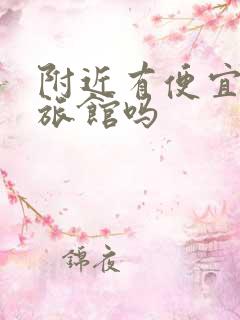 附近有便宜点的旅馆吗