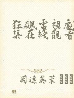 狂飙电视剧40集在线观看免费34集