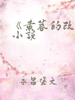 《黄蓉的改变》小说
