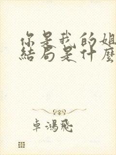 你是我的姐妹大结局是什么
