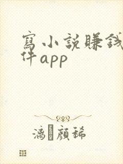 写小说赚钱的软件app