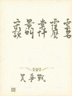 宋景棠霍云深小说叫什么名字