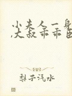 小夫人一身反骨,大叔乖乖臣服小说txt