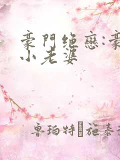 豪门绝恋:豪门小老婆