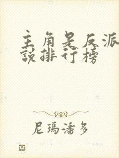 主角是反派的小说排行榜