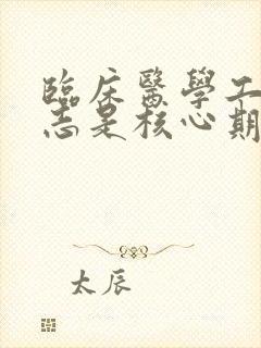 临床医学工程杂志是核心期刊吗