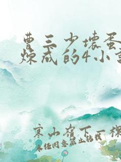 曹三少坏蛋怎样炼成的4小说