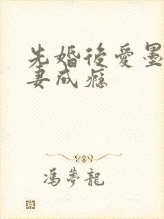 先婚后爱墨少宠妻成瘾