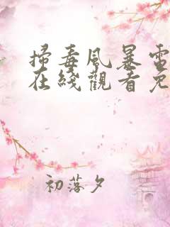 扫毒风暴电视剧在线观看免费高清版