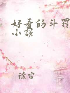 好看的斗罗同人小说