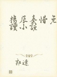 杨辰秦惜免费阅读小说