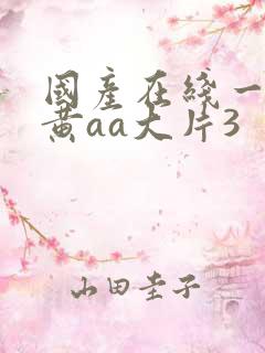 国产在线一级特黄aa大片3