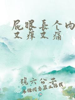 屁眼长个肉疙瘩又痒又痛