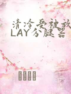 清冷受被放置PLAY分腿器