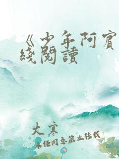 《少年阿宾》在线阅读