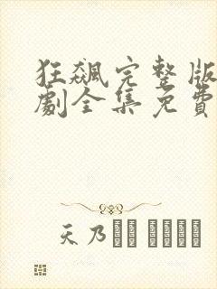 狂飙完整版电视剧全集免费播放